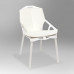 Şezut scaun textil, alb